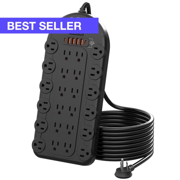 24-Outlet Power Strip
