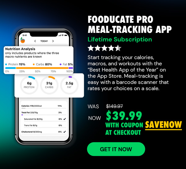 Fooducate Pro Meal-Tracking App: Lifetime Subscription