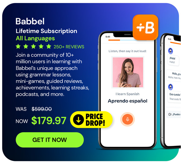 Babbel Language Learning: Lifetime Subscription (All Languages)