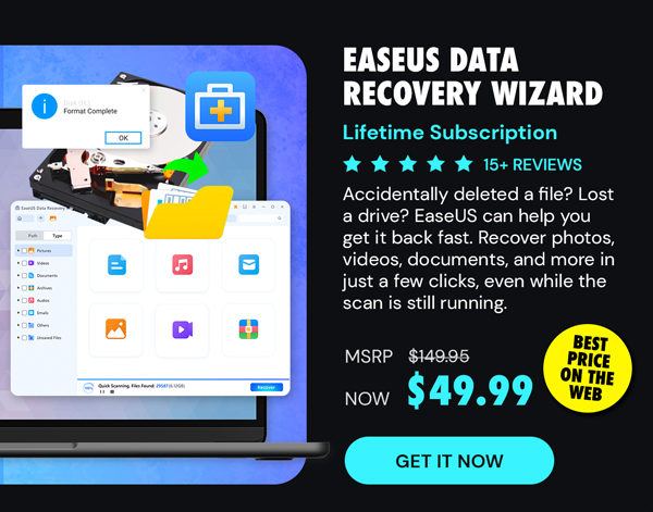 EaseUS Data Recovery Wizard: Lifetime Subscription