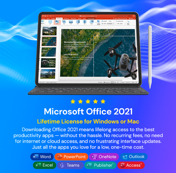 Microsoft Office 2021 for Windows or Mac: Lifetime License