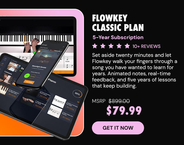Flowkey Classic Plan: 5-Year Subscription