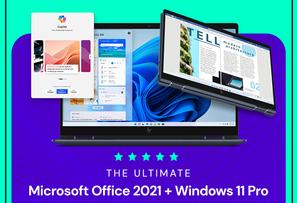 The Ultimate Microsoft Office Professional 2021 for Windows: Lifetime License + Windows 11 Pro Bundle