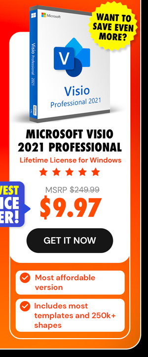 Microsoft Visio Professional 2021: Lifetime License for Windows