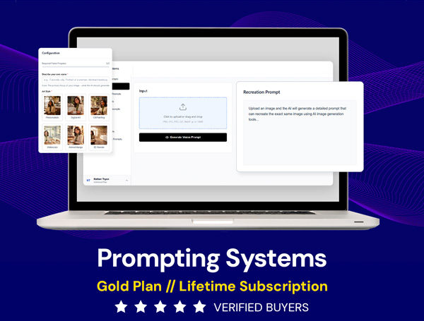 Prompting Systems: Lifetime Subscription (Gold Plan)