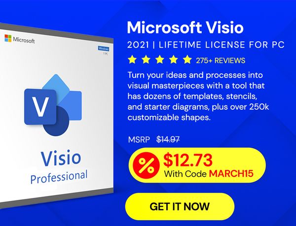 Microsoft Visio 2021 Professional: Lifetime License for Windows