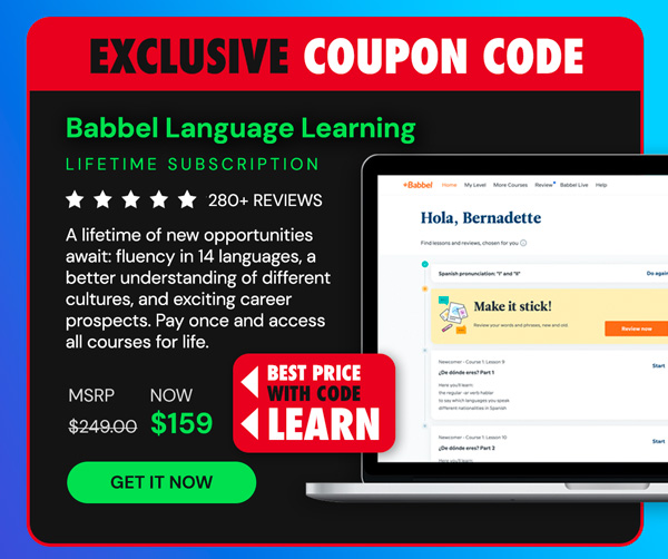 Babbel Language Learning: Lifetime Subscription (All Languages)