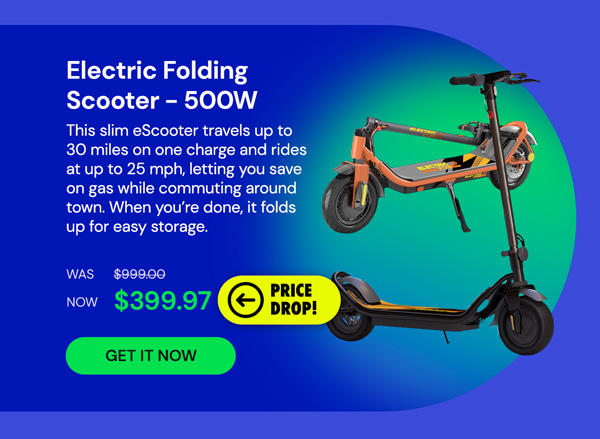 Electric Folding Scooter - 500W