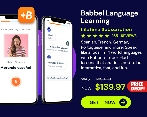 Babbel Language Learning: Lifetime Subscription (All Languages)