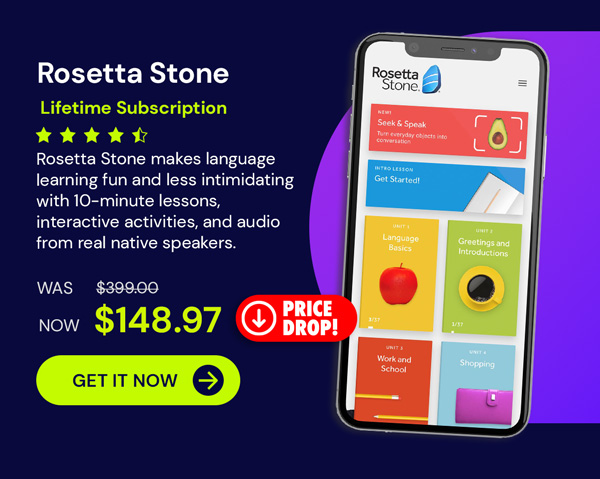 Rosetta Stone: Lifetime Subscription (All Languages)