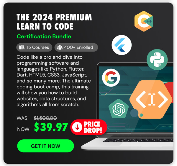 The 2024 Premium Learn to Code Certification Bundle