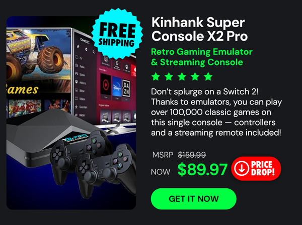 Kinhank Super Console X2 Pro Retro Gaming Emulator & Streaming Console