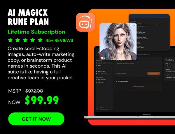 AI Magicx Rune Plan Lifetime Subscription