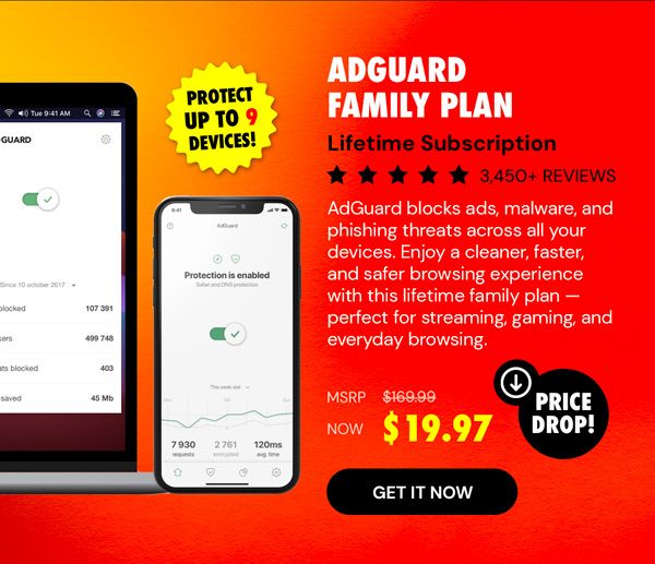 AdGuard Family Plan: Lifetime Subscription