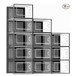 XL Shoe Storage Boxes (12-Pack)