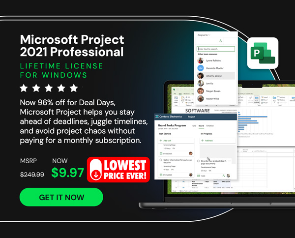 Microsoft Project 2021 Professional: Lifetime License for Windows
