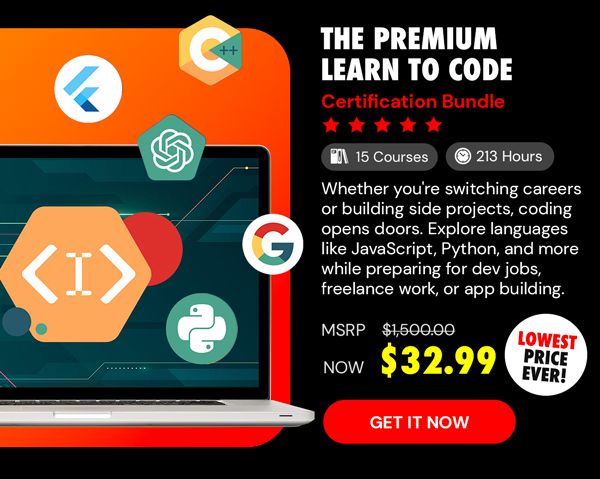 The 2024 Premium Learn to Code Certification Bundle