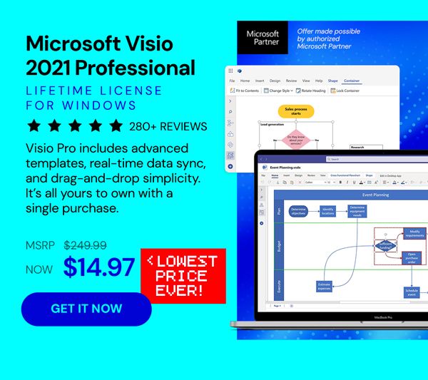 Microsoft Visio 2021 Professional: Lifetime License for Windows
