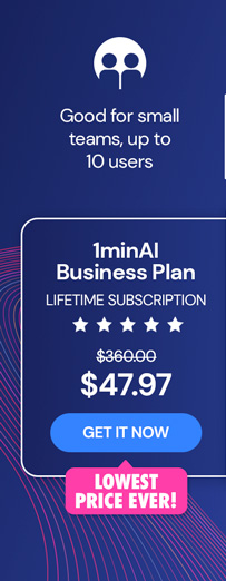 1minAI: Lifetime Subscription (Business Plan)