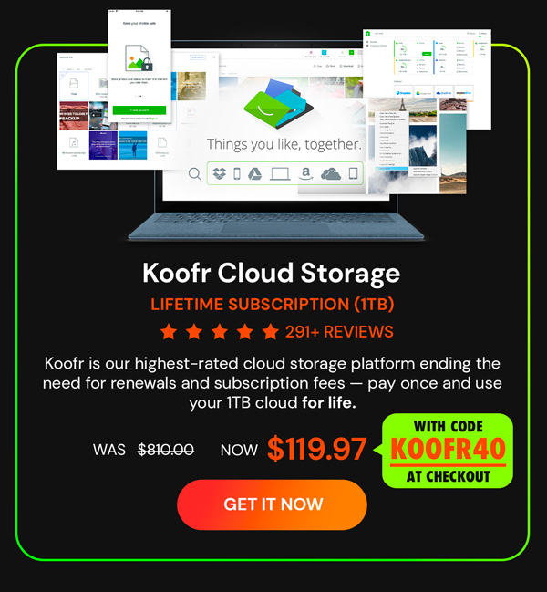 Koofr Cloud Storage: Lifetime Subscription (1TB)