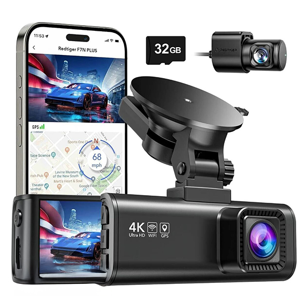 REDTIGER 4K Front & Rear Dash Cam