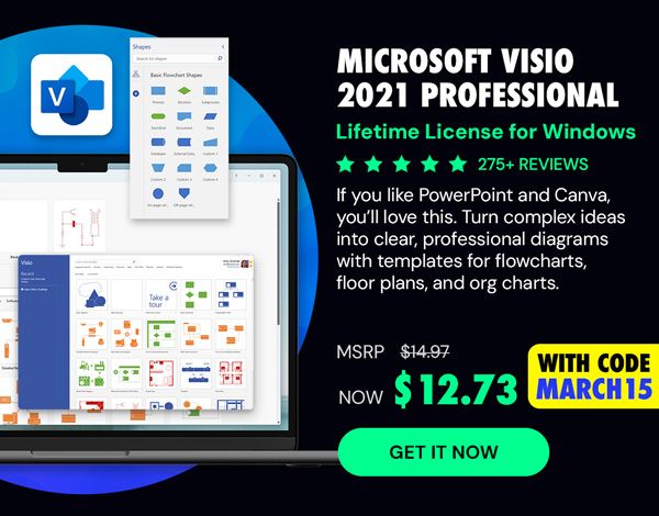 Microsoft Visio 2021 Professional: Lifetime License for Windows