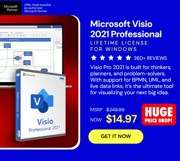 Microsoft Visio 2021 Professional: Lifetime License for Windows