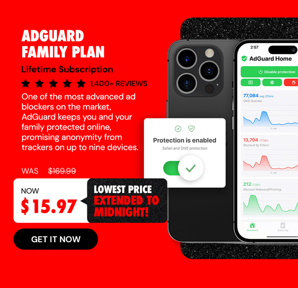 AdGuard Family Plan: Lifetime Subscription