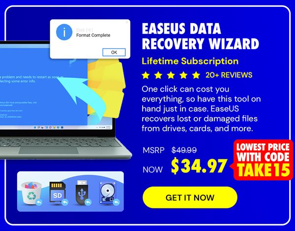 EaseUS Data Recovery Wizard: Lifetime Subscription