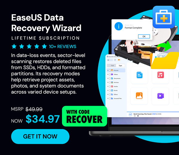 EaseUS Data Recovery Wizard: Lifetime Subscription