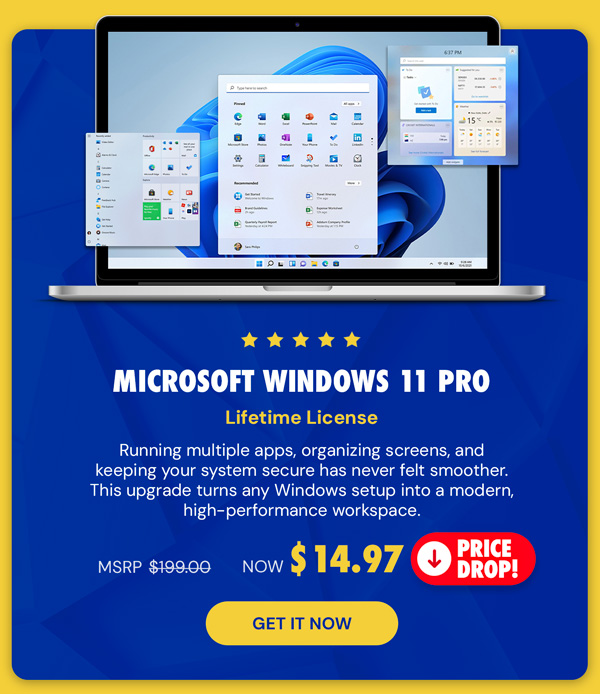Microsoft Windows 11 Pro | Lifetime License