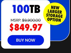 Internxt Cloud Storage Lifetime Subscription: 100TB Plan
