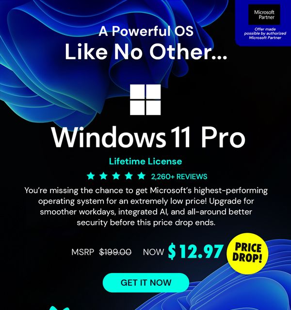 Microsoft Windows 11 Pro | Lifetime License