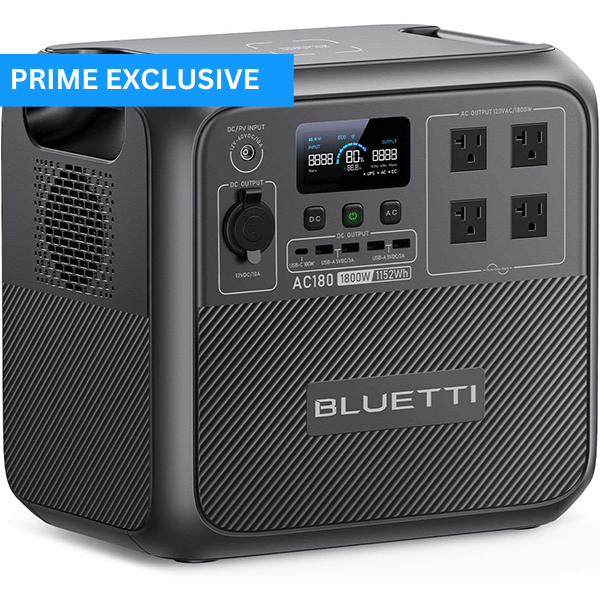 BLUETTI 1152Wh Solar Generator AC180