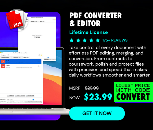PDF Converter & Editor: Lifetime License