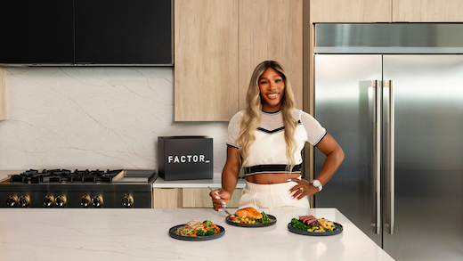 50% off Serena Williams’ Factor meals