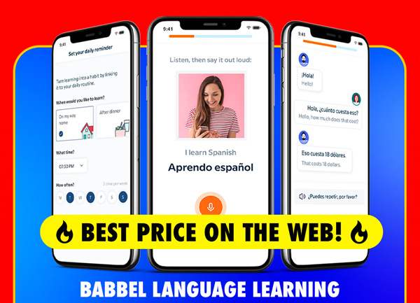 Babbel Language Learning: Lifetime Subscription (All Languages)