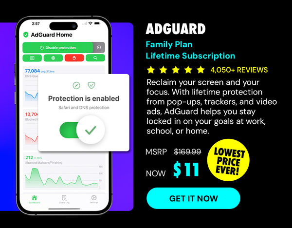 AdGuard Family Plan: Lifetime Subscription