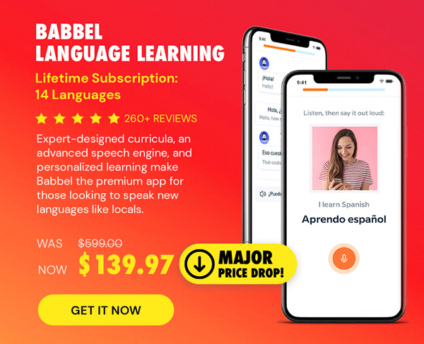 Babbel Language Learning: Lifetime Subscription (All Languages)