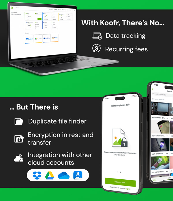 Koofr Cloud Storage: Lifetime Subscription (1TB)