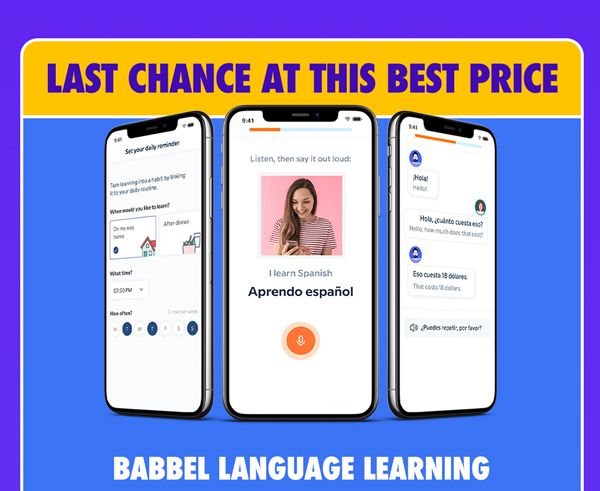 Babbel Language Learning: Lifetime Subscription (All Languages)