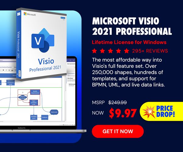 Microsoft Visio 2021 Professional: Lifetime License for Windows