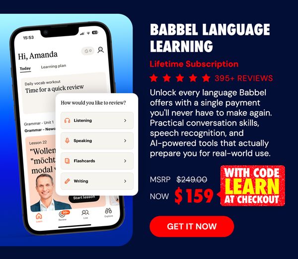 Babbel Language Learning: Lifetime Subscription (All Languages)