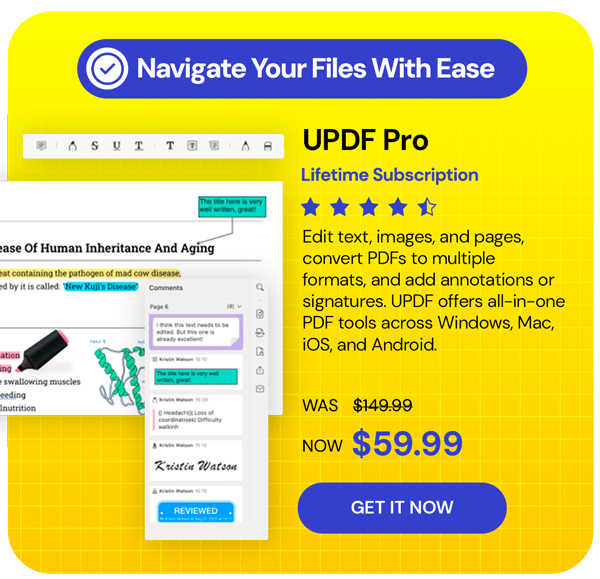 UPDF Pro: Lifetime Subscription
