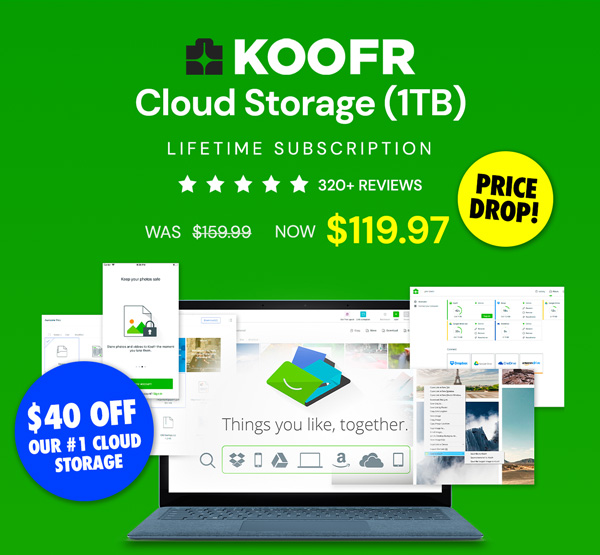 Koofr Cloud Storage: Lifetime Subscription (1TB)