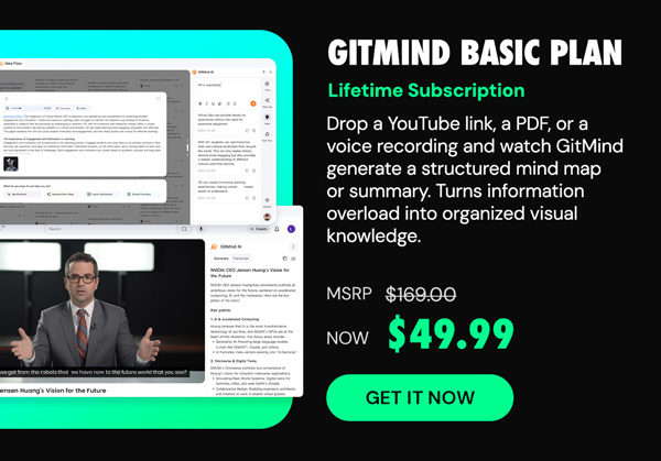 GitMind Basic Plan: Lifetime Subscription