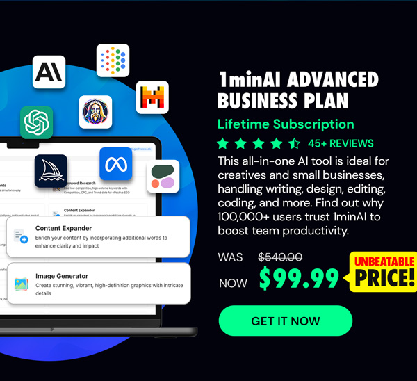 1minAI: Lifetime Subscription