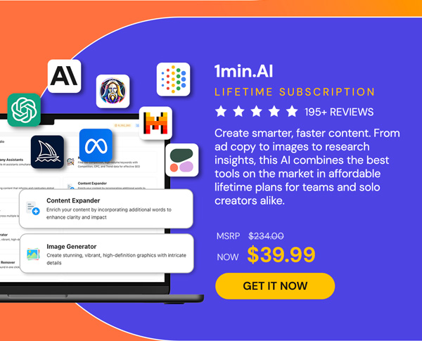 1minAI: Lifetime Subscription