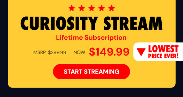 Curiosity Stream Standard Plan: Lifetime Subscription