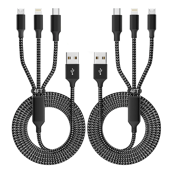 4' Multi-Charging Cable (2-Pack)